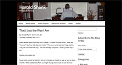Desktop Screenshot of haroldshank.com
